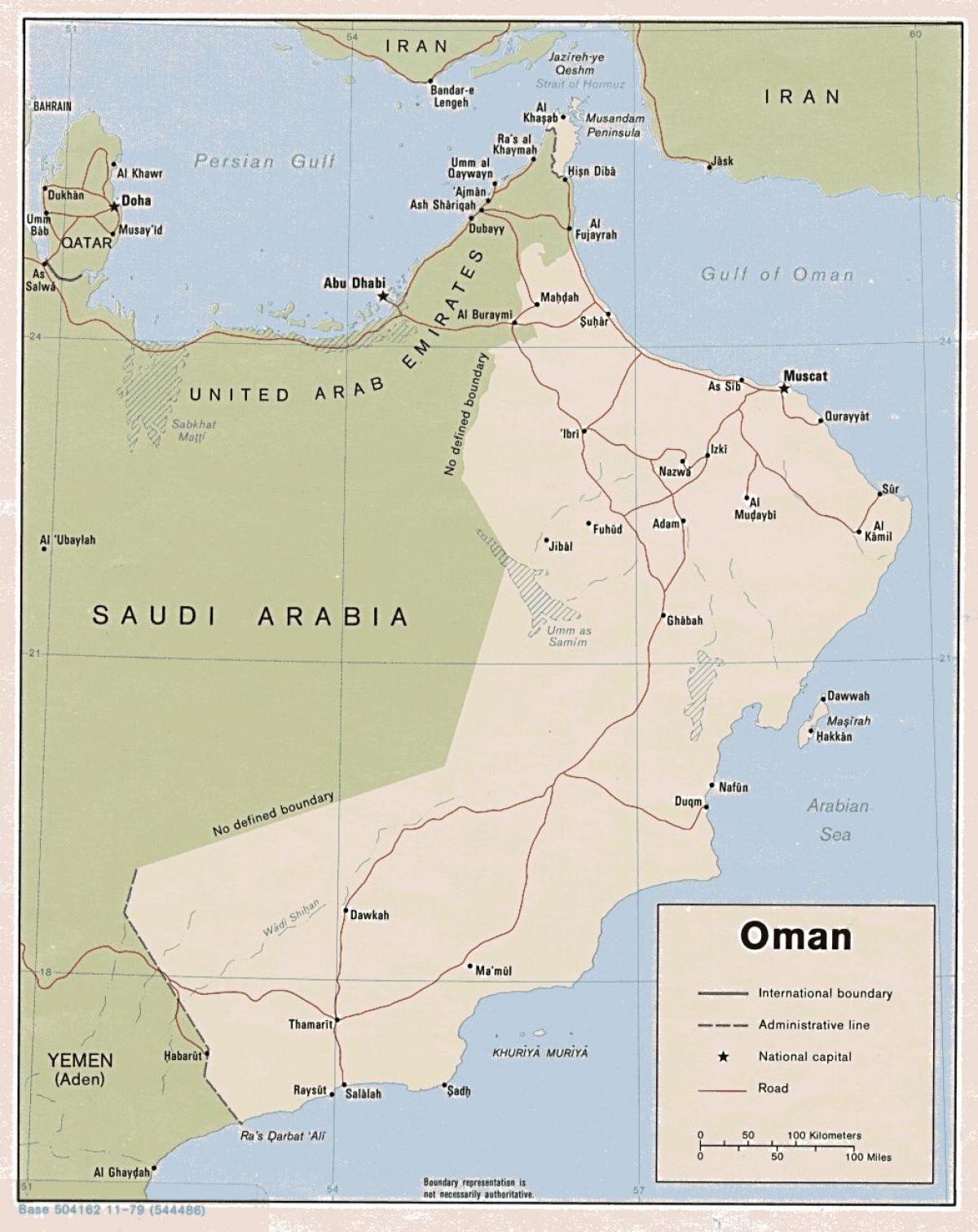 خريطة صحار سلطنة عمان