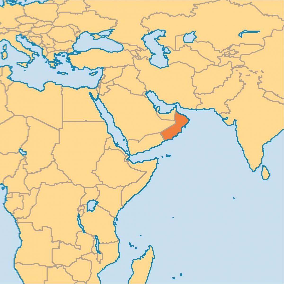 عمان خريطة العالم خريطة