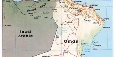 عمان خريطة المدن