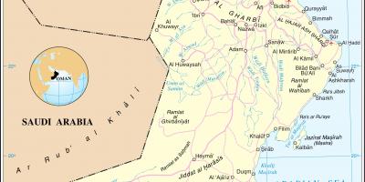 عمان خريطة الطرق