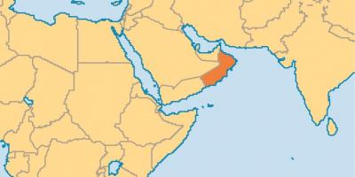 عمان خريطة العالم خريطة
