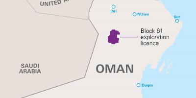 خريطة الخزان عمان