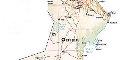 عمان خريطة البلاد